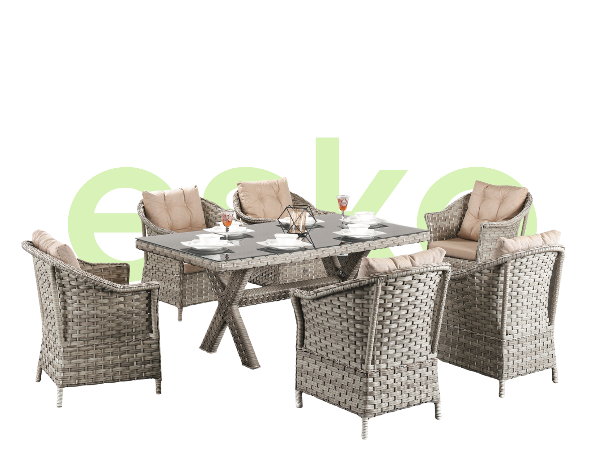 ORKİDE ALTI KİŞİLİK MASA TAKIMI