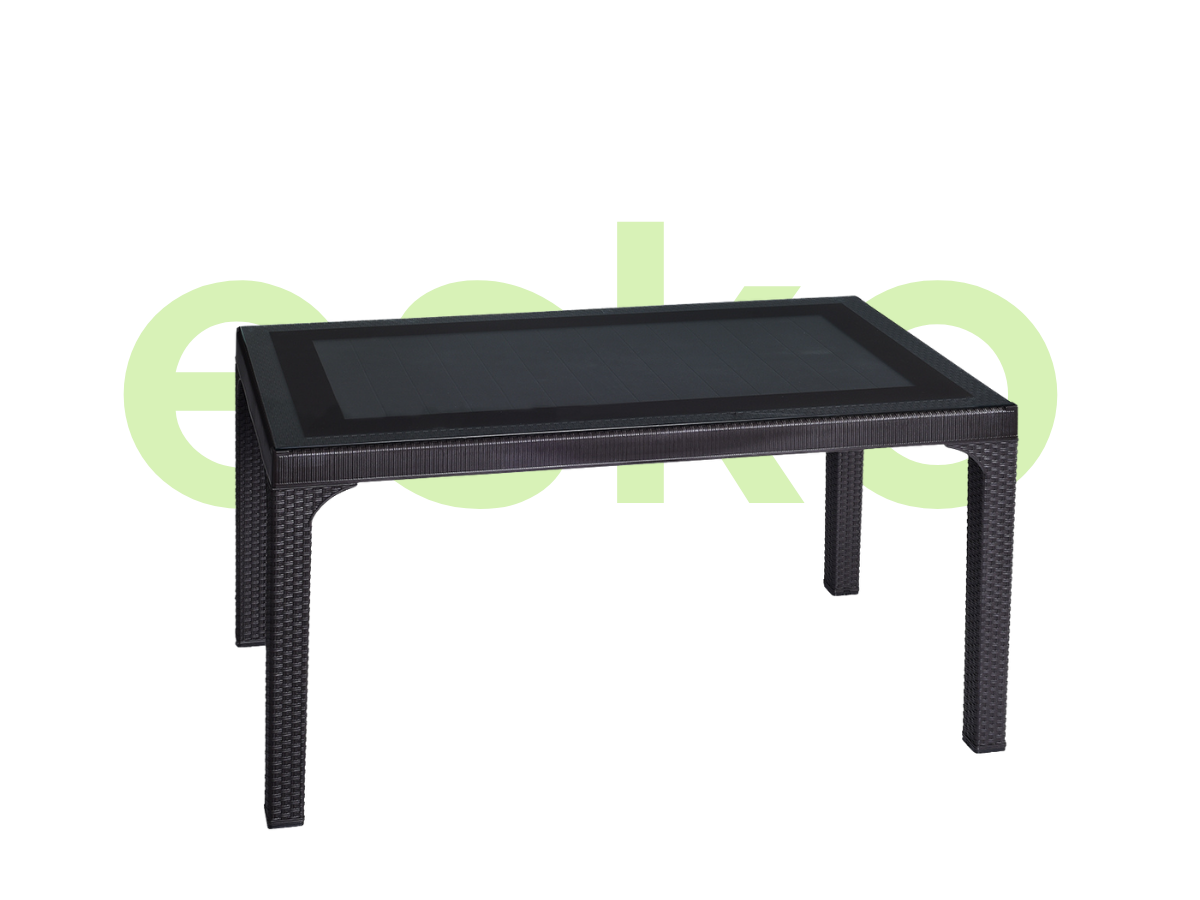 OLİMPİA 90 CM X 150 CM CAMLI MASA